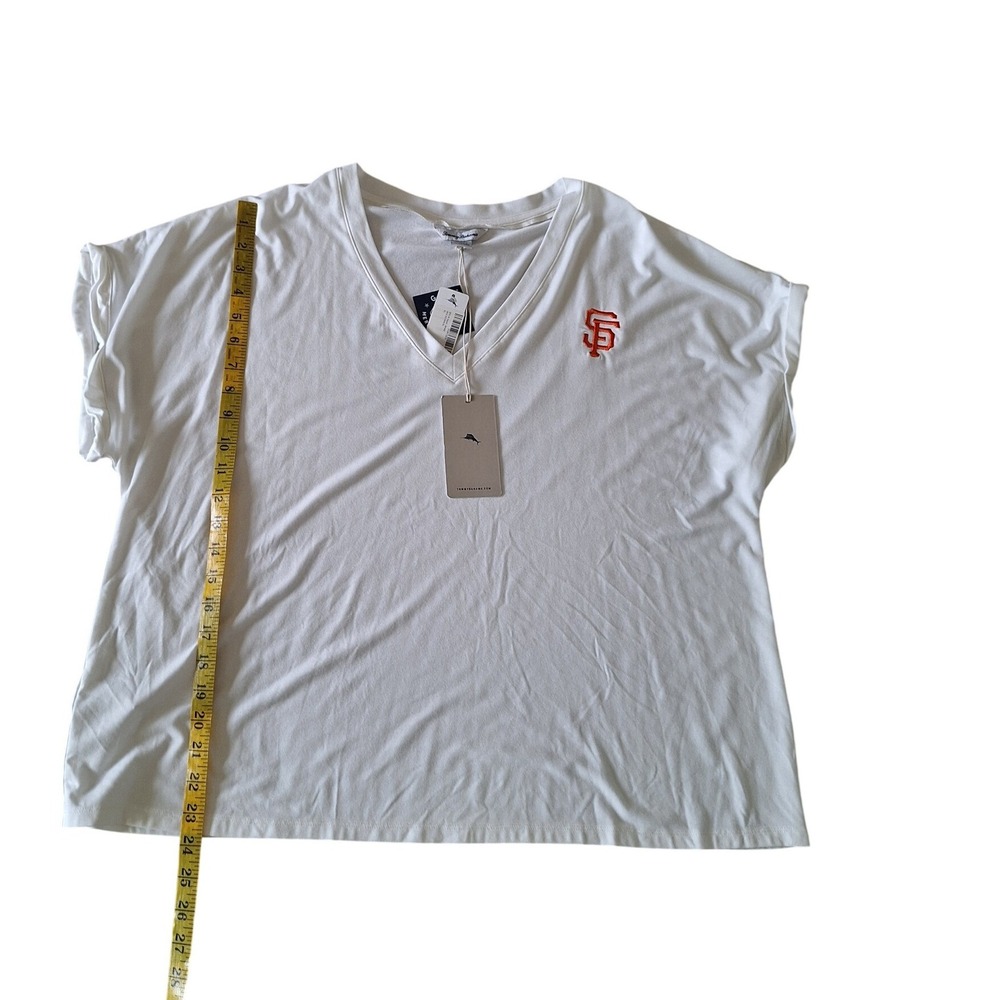 Tommy Bahama San Francisco women's white blouse size XL - Picture 5 of 6